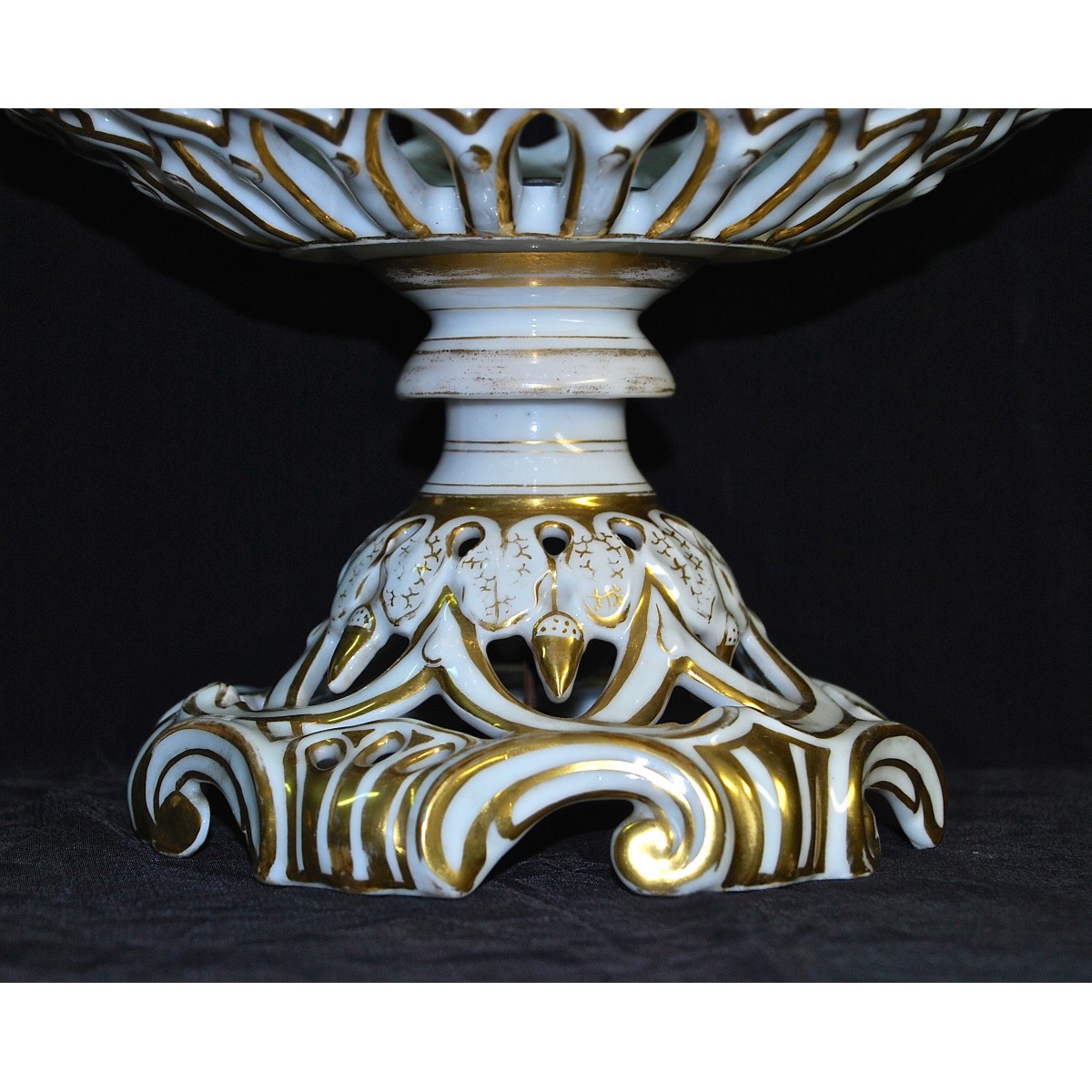 Centro de mesa de porcelana