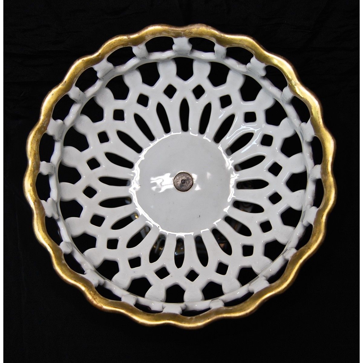 Centro de mesa de porcelana