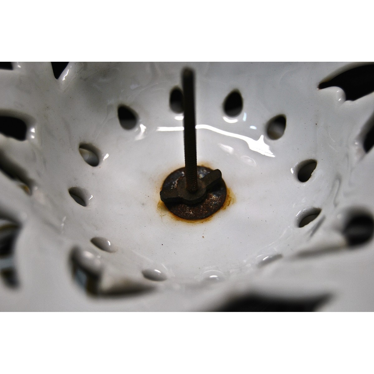 Centro de mesa de porcelana