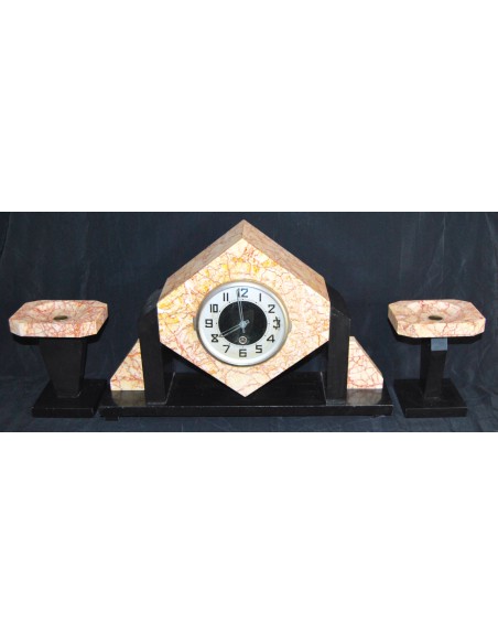 Reloj de mesa art decó.