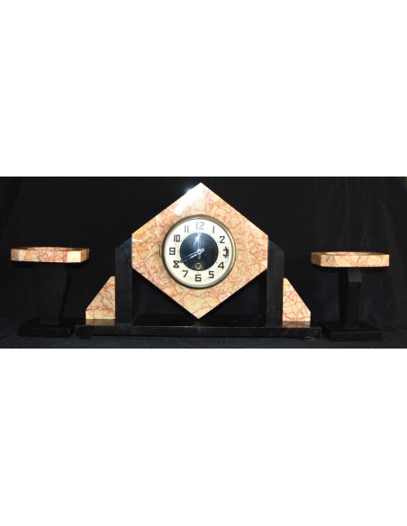 Reloj de mesa art decó.