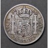 10 reales de plata del 1853, ceca de Madrid.