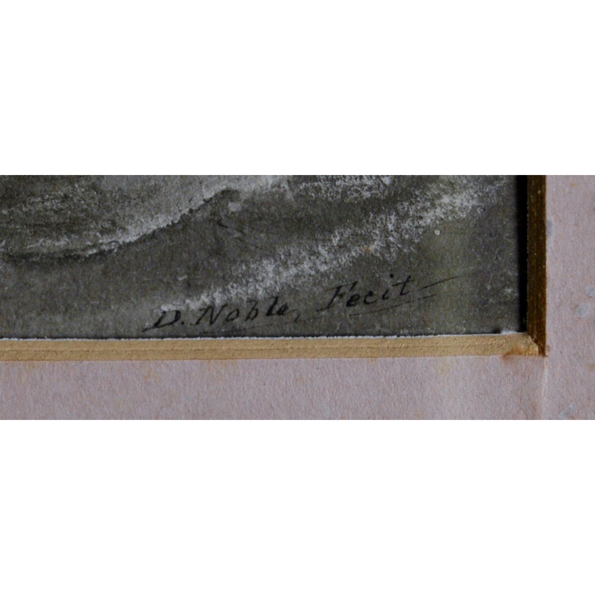 Marina con veleros, acuarela, del siglo XIX.