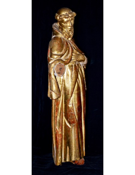 “San Francisco”, talla dorada, de mitad del siglo XVIII