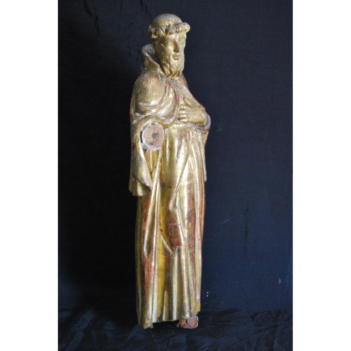 “San Francisco”, talla dorada, de mitad del siglo XVIII