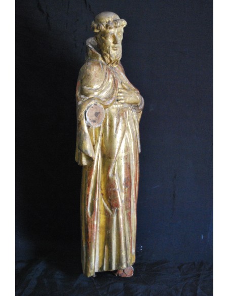 “San Francisco”, talla dorada, de mitad del siglo XVIII