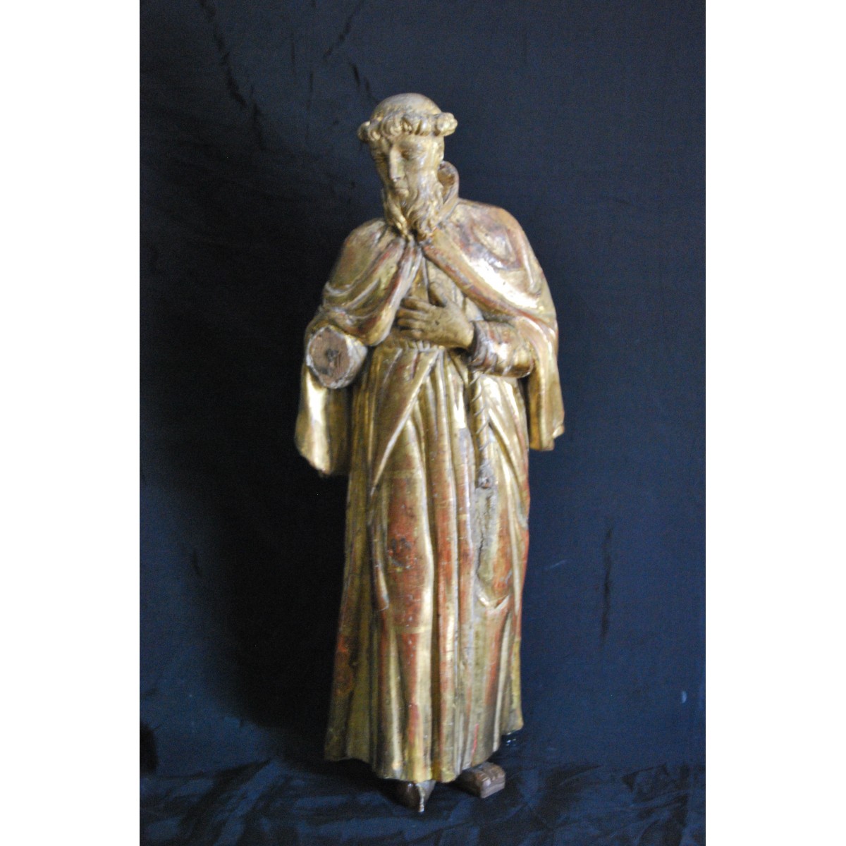 “San Francisco”, talla dorada, de mitad del siglo XVIII