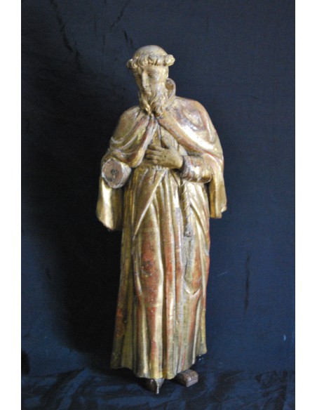 “San Francisco”, talla dorada, de mitad del siglo XVIII