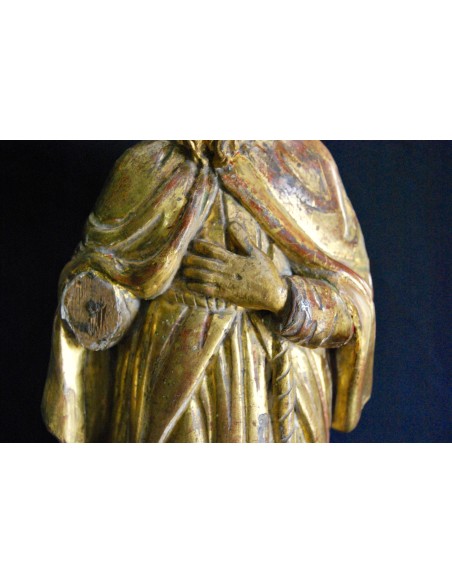 “San Francisco”, talla dorada, de mitad del siglo XVIII