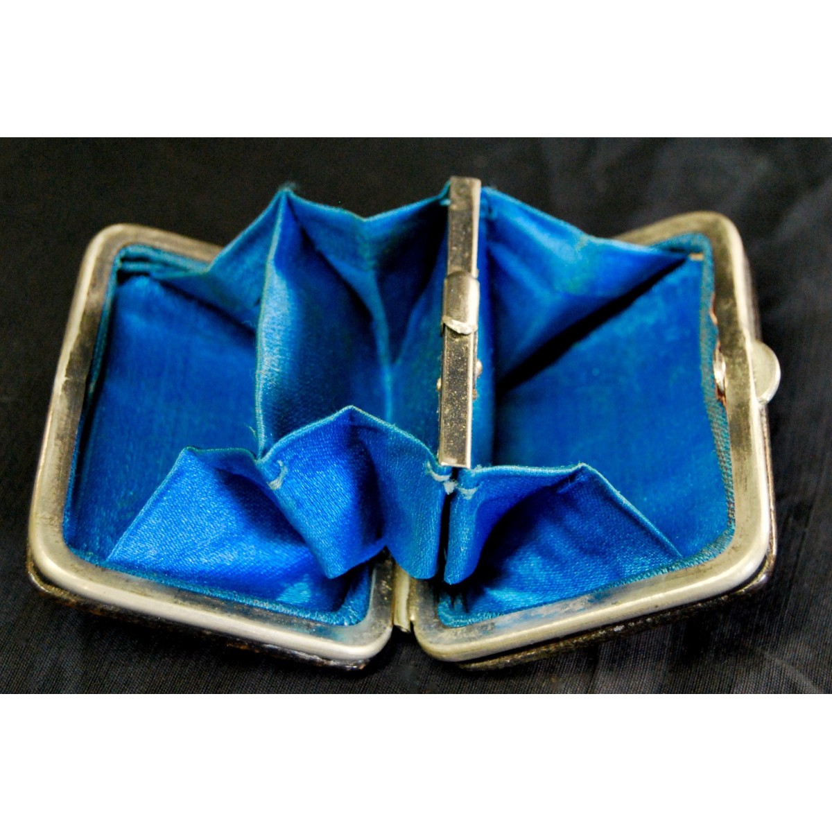 Monedero de carey y plata de principio del siglo XX