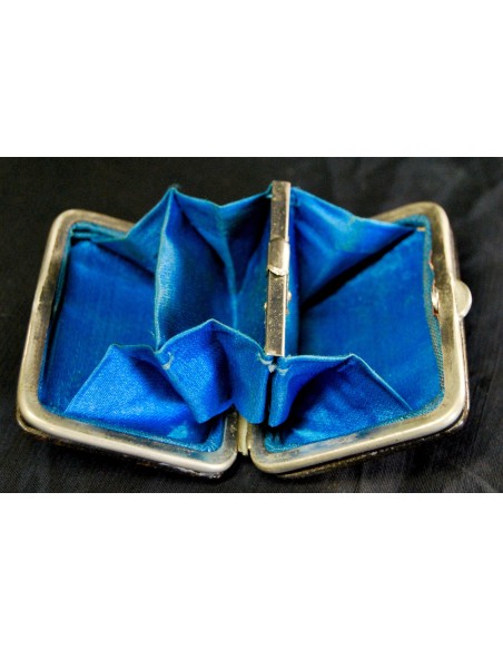 Monedero de carey y plata de principio del siglo XX