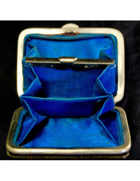 Monedero de carey y plata de principio del siglo XX