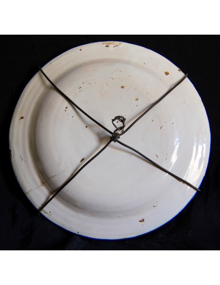 Plato cerámica del siglo XIX, Manises (Valencia)