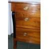 Empire chest of drawers in walnut, Italy, early nineteenth century.