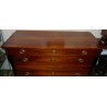 Empire chest of drawers in walnut, Italy, early nineteenth century.