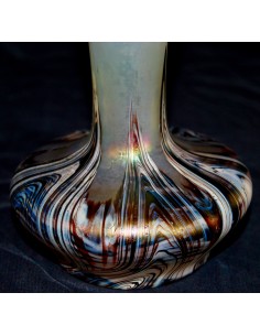 Jarrón de cristal kralik, de principio del siglo XX (1920-1930) 2