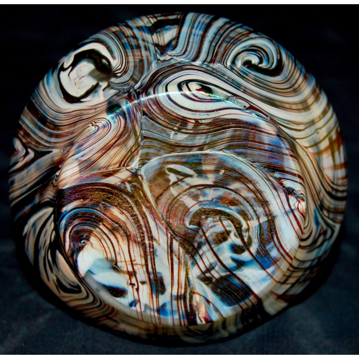 Jarrón de cristal kralik, de principio del siglo XX (1920-1930)