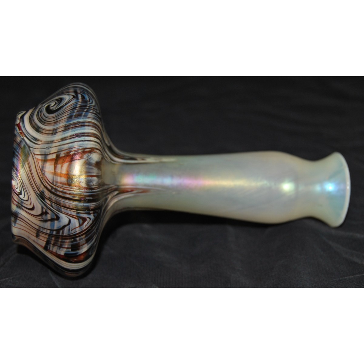 Jarrón de cristal kralik, de principio del siglo XX (1920-1930)