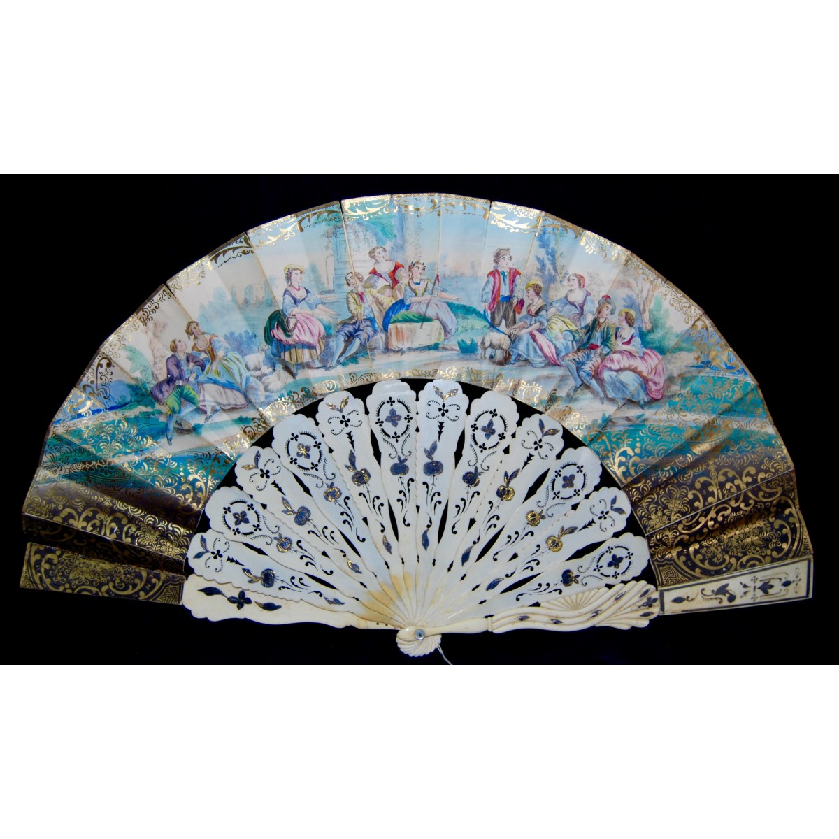 Ventaglio della fine del XIX secolo