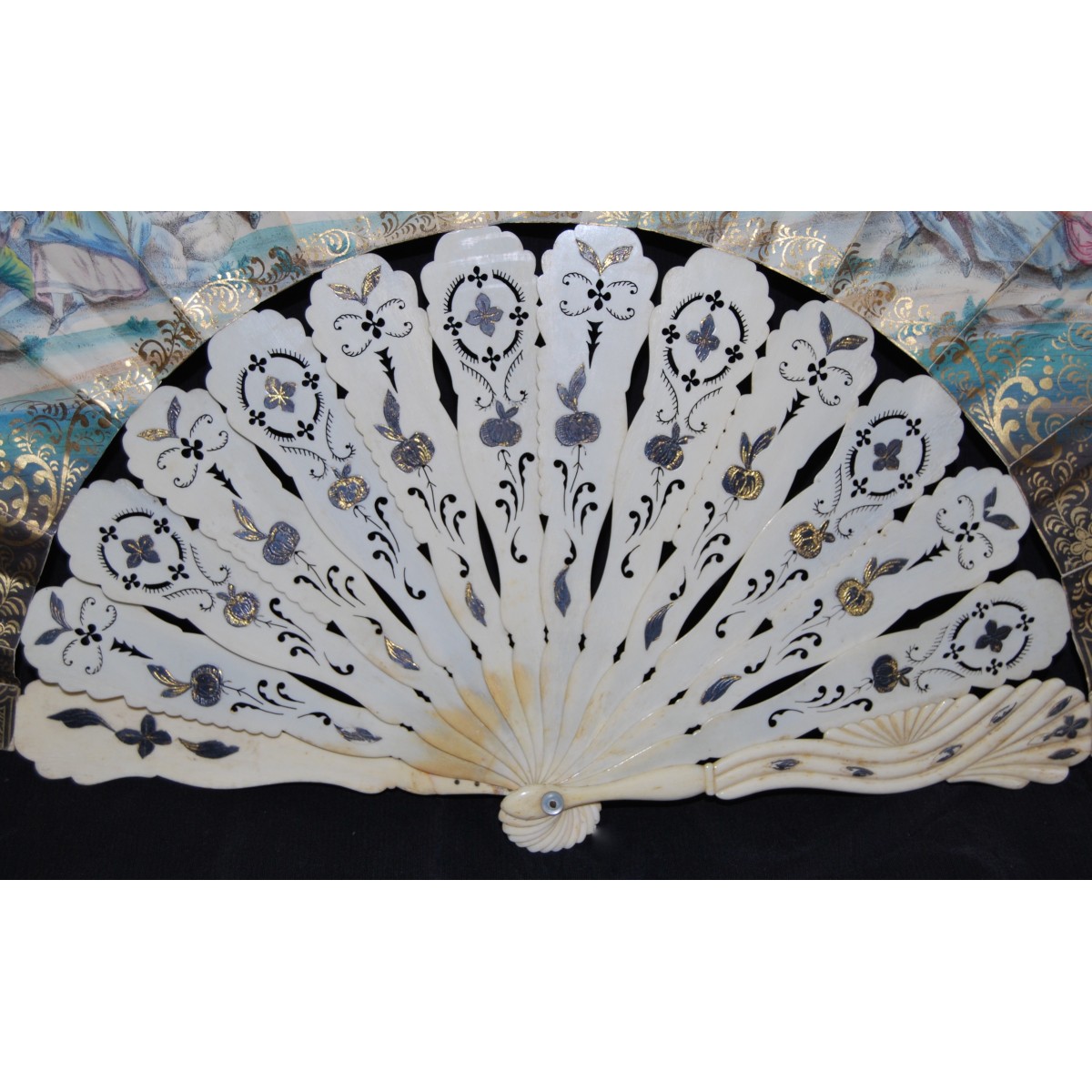 Ventaglio della fine del XIX secolo