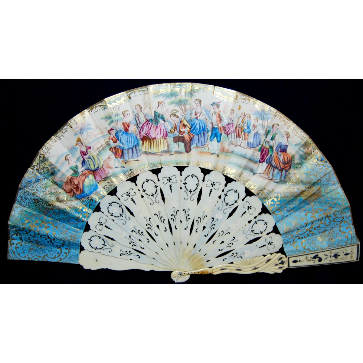 Ventaglio della fine del XIX secolo