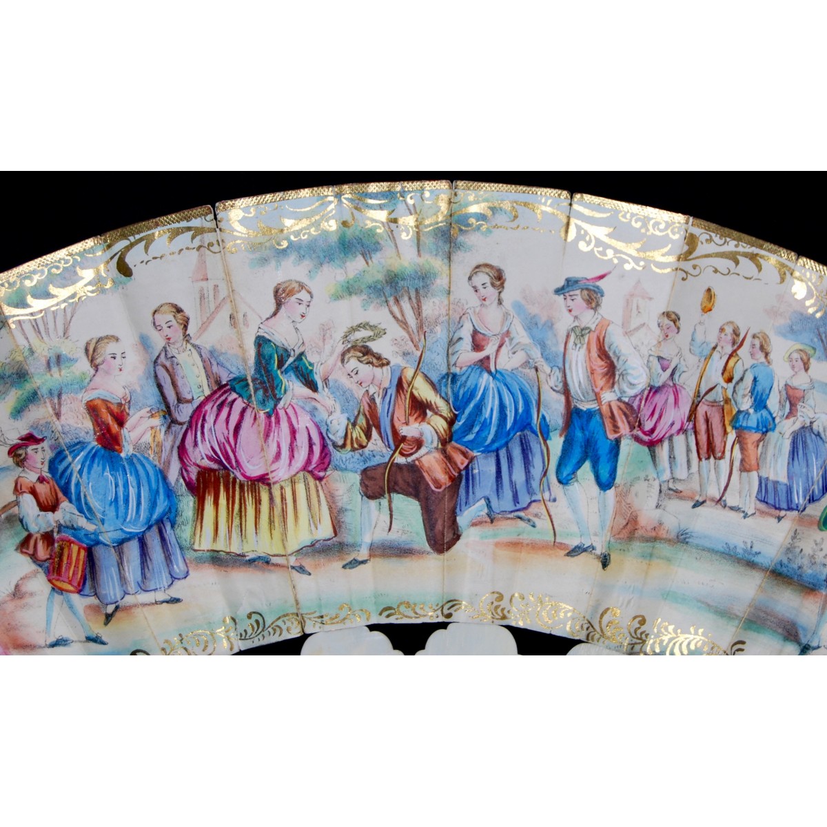 Ventaglio della fine del XIX secolo