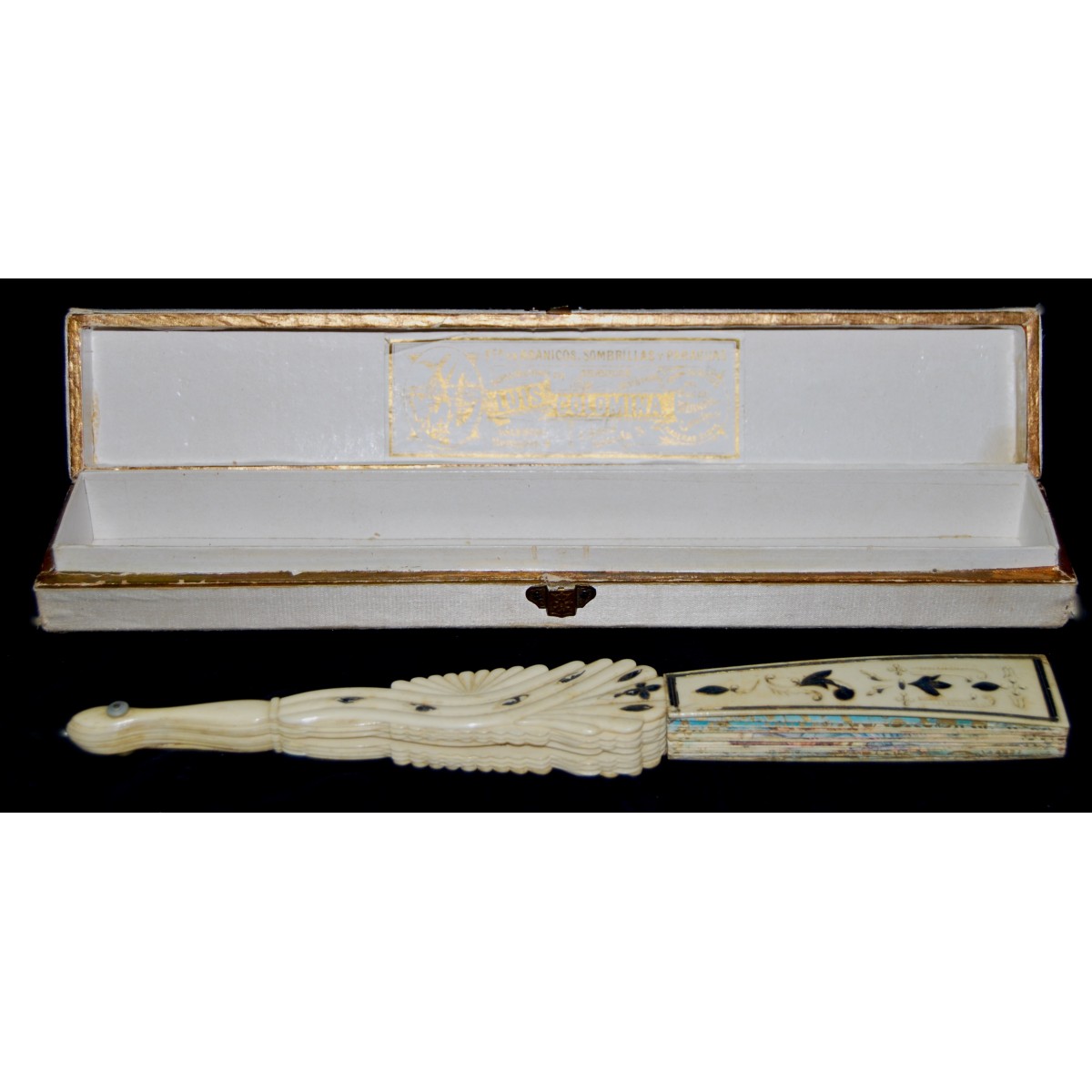 Ventaglio della fine del XIX secolo