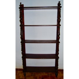 Etagere of the late nineteenth century, consisting of five shelves
