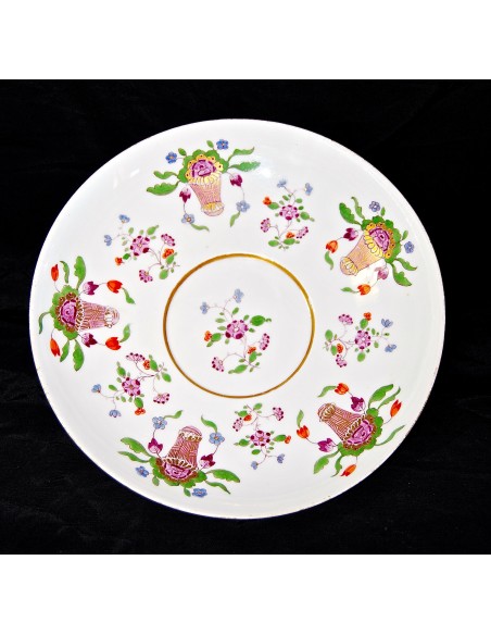 Plato de taza, porcelana Meissen.