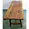 Dining walnut table antiques, 19th 