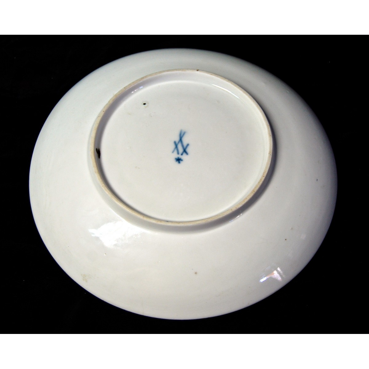 Plato de taza, porcelana Meissen.