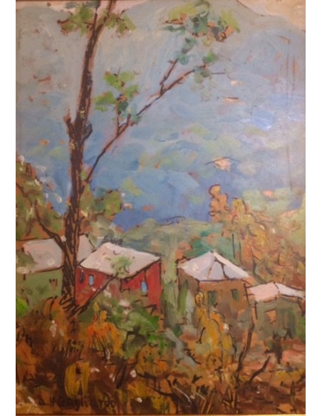 Alberto Helios Gagliardo, óleo sobre tabla