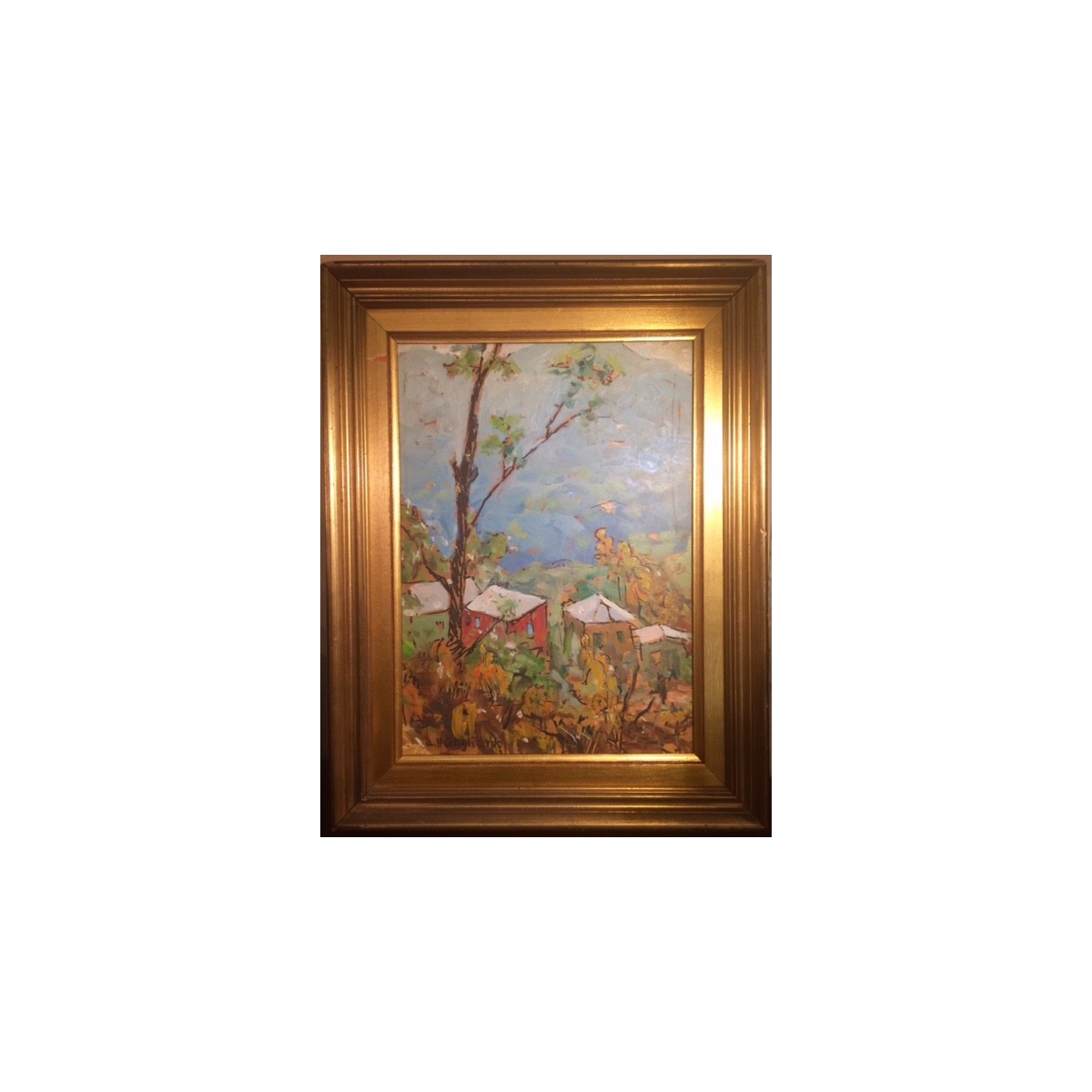 Alberto Helios Gagliardo, óleo sobre tabla