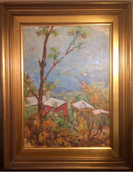 Alberto Helios Gagliardo, óleo sobre tabla