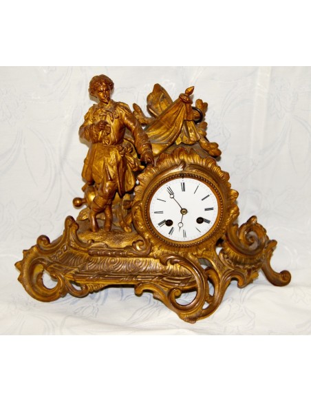 Reloj de mesa francés, siglo XIX.