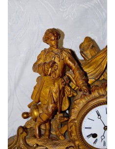 Reloj de mesa francés, siglo XIX. 2