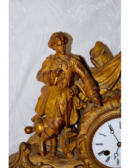 Reloj de mesa francés, siglo XIX.