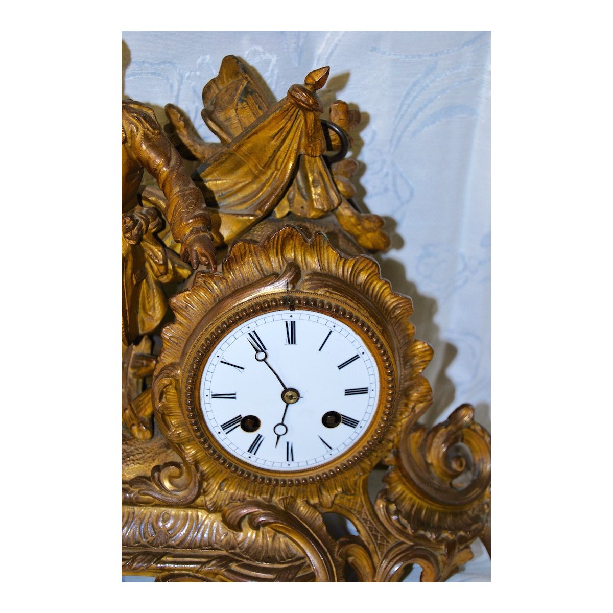 Reloj de mesa francés, siglo XIX.