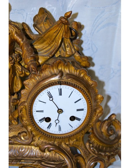 Reloj de mesa francés, siglo XIX.