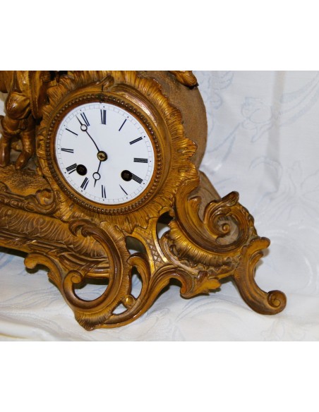 Reloj de mesa francés, siglo XIX.