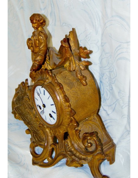 Reloj de mesa francés, siglo XIX.