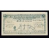 Billete de 25 céntimos, 12  julio 1937, Alcoy.