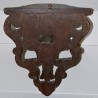 Pair of antique wall sconce shelves 19th
