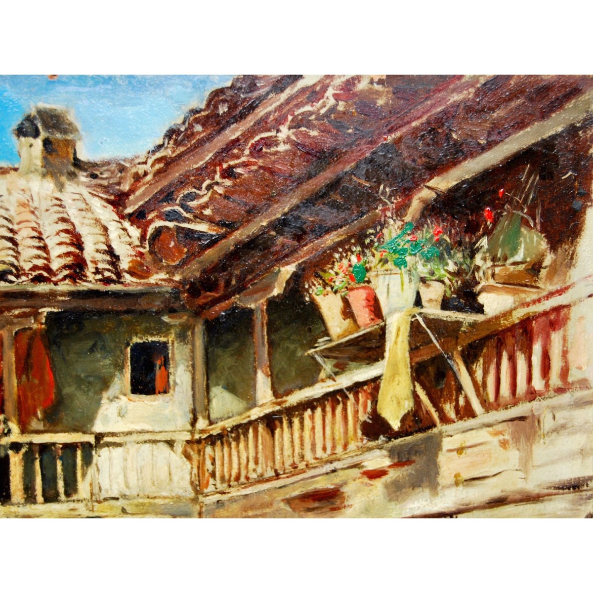 Gonzalo Salvá y Simbor,  patio interior, siglo XIX. 