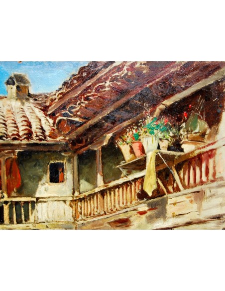 Gonzalo Salvá y Simbor,  patio interior, siglo XIX. 