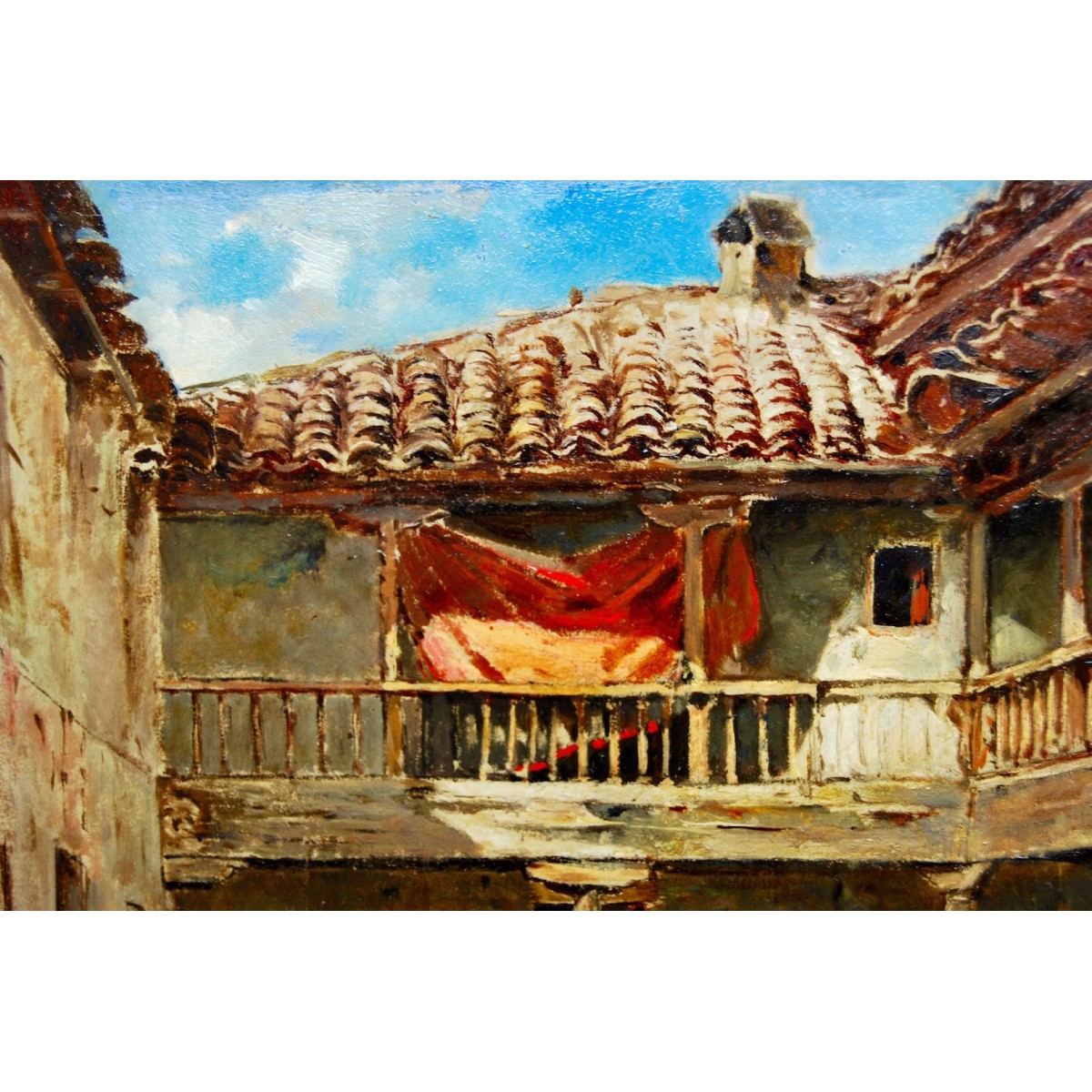 Gonzalo Salvá y Simbor,  patio interior, siglo XIX. 