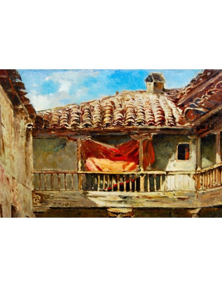 Gonzalo Salvá y Simbor,  patio interior, siglo XIX. 