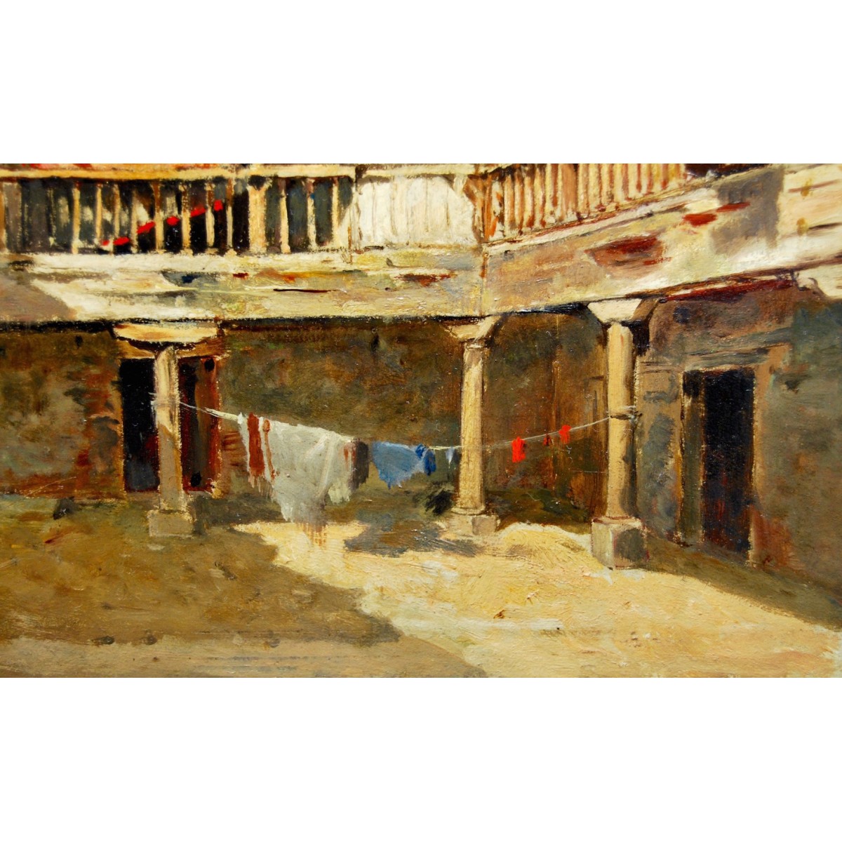 Gonzalo Salvá y Simbor,  patio interior, siglo XIX. 