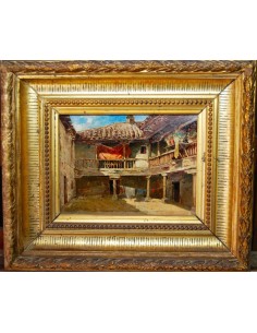 Gonzalo Salvá y Simbor,  patio interior, siglo XIX.  2