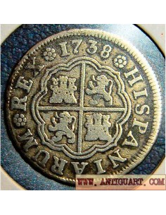 1 real Felipe V - 1738. 2